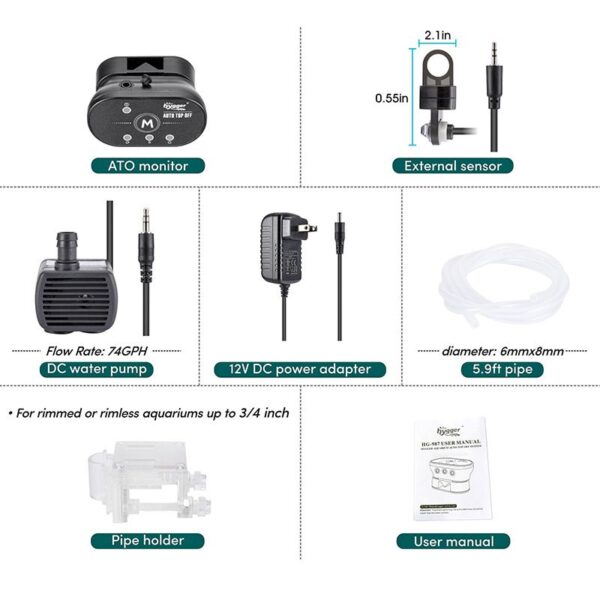 Hygger Aquarium Auto Top Off Kit HG987