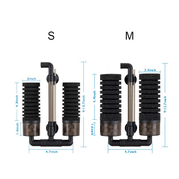 Hygger Aquarium Bio-Chemical Sponge Filter