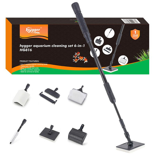 Hygger 6-in-1 Cleaning Tool Kit