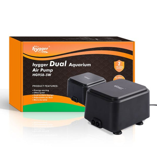 Hygger Quiet Fish Tank Air Pump HG958