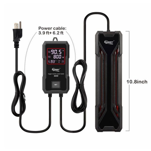 Hygger Submersible Double Quartz Heater